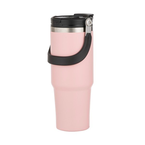 Sticlă roz-deschis de călătorie din oțel inoxidabil 1 l Eco – Ladelle