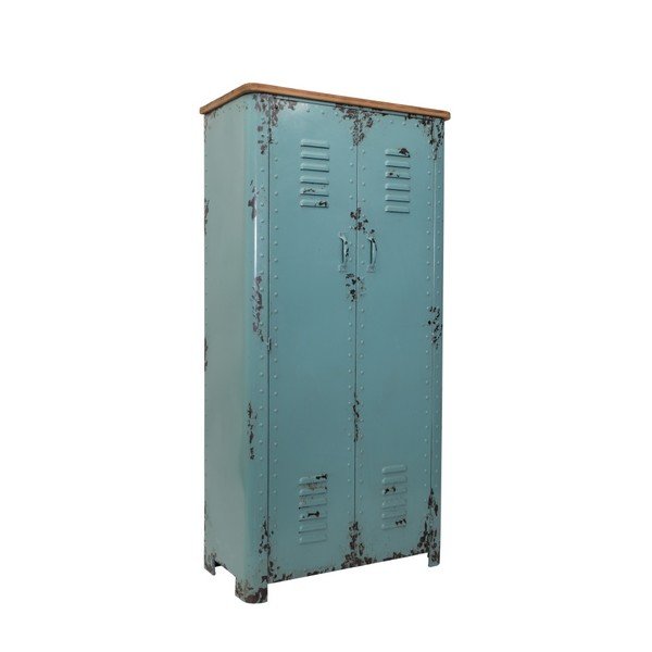 Dulap metalic Dutchbone Rusty, turcoaz-image-2
