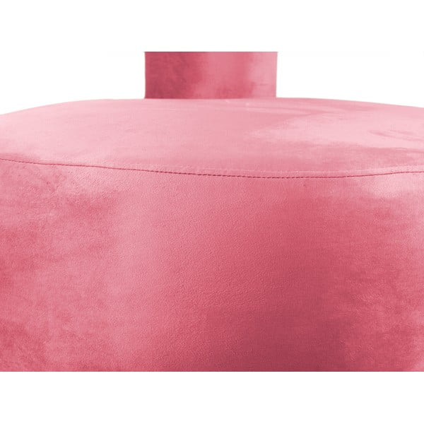 Fotoliu roz cu tapițerie din catifea Abrazo – Leitmotiv-image-1