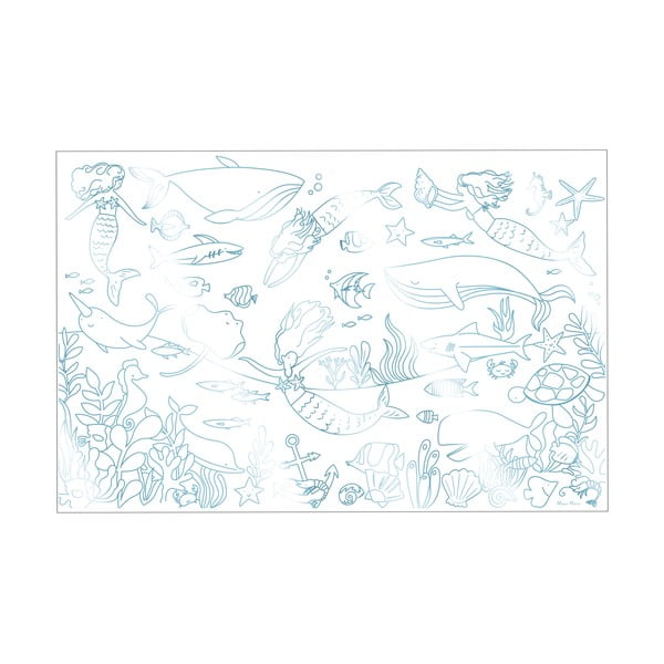 Cărți de colorat Mermaid – Meri Meri-image-2