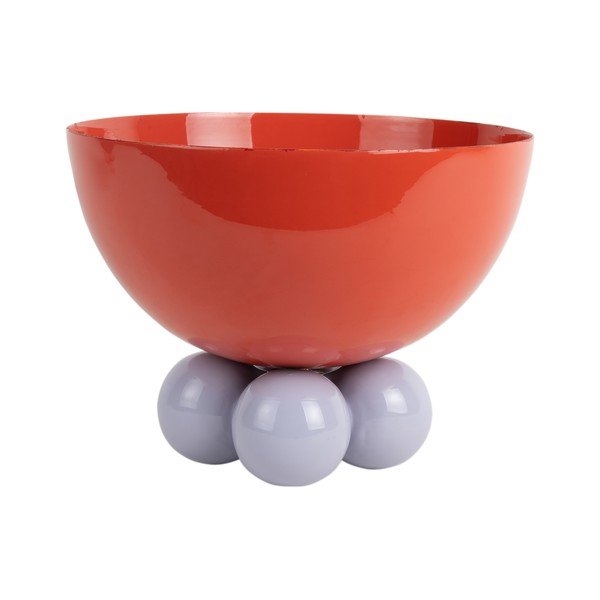 Bol roșu din fier ø 26 cm Double Funky – PT LIVING