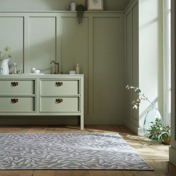 Covor verde deschis lavabil din amestec de fibre reciclate 80x150 cm Wallace – Flair Rugs-image-1