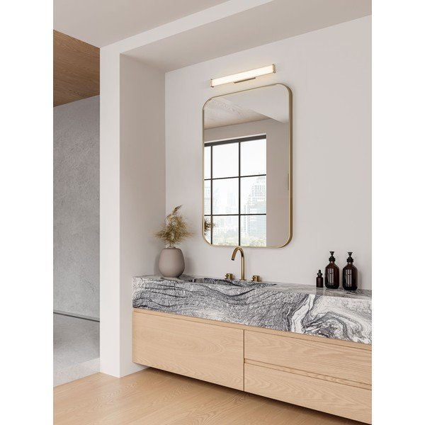 Aplică de perete auriu mat LED din metal Misty – Nova Luce-image-1