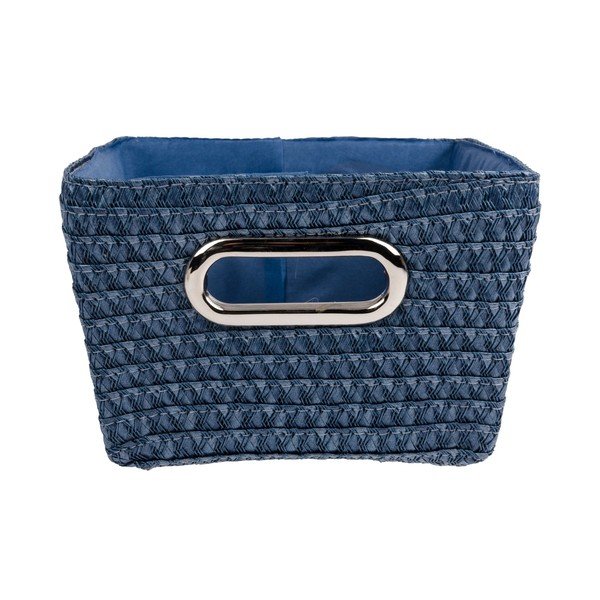 Coș Wenko Bamboo Chromo, lățime 28 cm, albastru-image-1