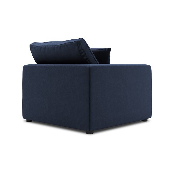Modul cu tapițerie din catifea pentru canapea colț de stânga Windsor & Co Sofas Galaxy, albastru închis-image-3