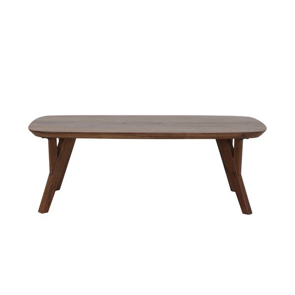 Măsuță de cafea în culoare naturală închisă din lemn de acacia 65x120 cm Quenza – Light & Living-image-3