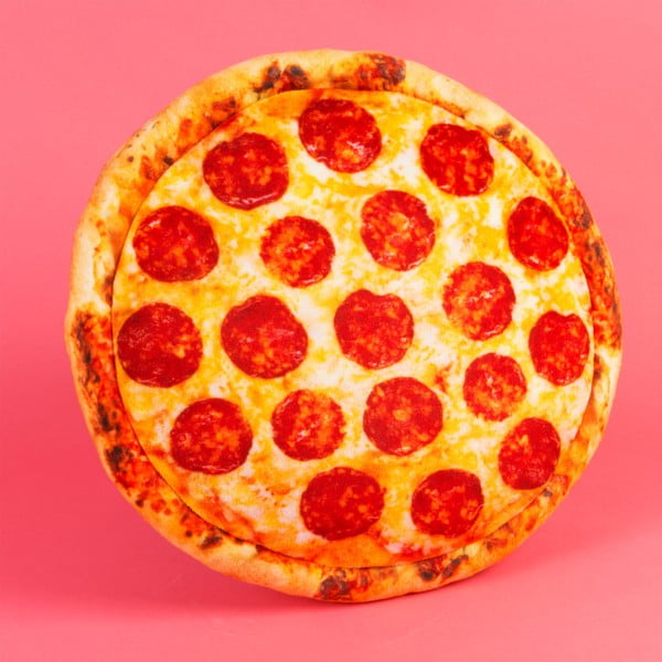 Pernă Just 4 Kids Fast Food Pizza, ⌀ 37 cm