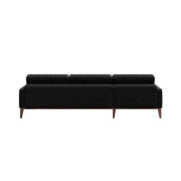 Colțar cu șezlong pe partea dreaptă MESONICA Musso Tufted, gri antracit-image-3