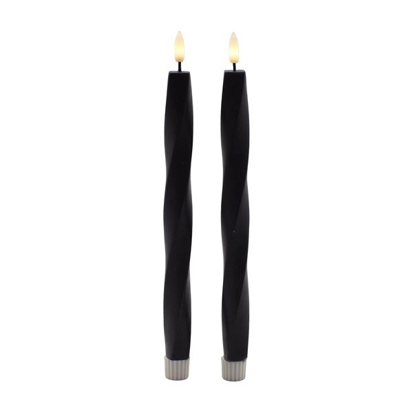 Lumânări LED 2 buc. cu baterii (înălțime 26 cm) Sille Twist – Sirius