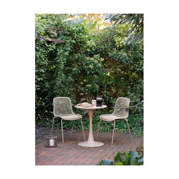 Masă  de grădină rotundă din metal ø 60 cm Meira – House Nordic-image-1