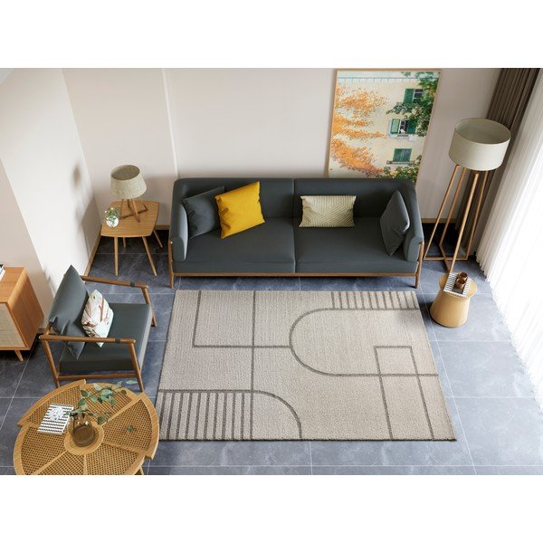 Covor Universal Snowy, 80 x 150 cm, bej-image-1