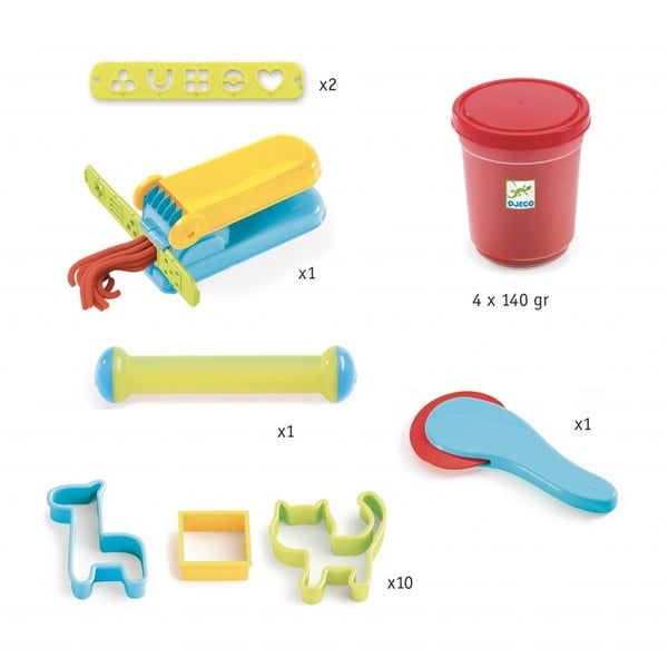Set plastilină modelatoare și forme Djeco-image-1