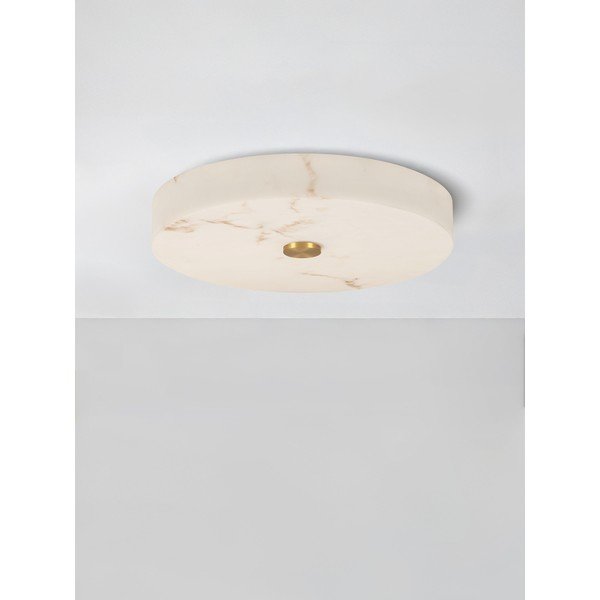 Plafonieră crem/alămie LED cu intensitate reglabilă cu aspect de piatră Serita – Nova Luce-image-3