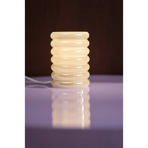 Veioză crem din sticlă (înălțime 16 cm) Apelqvist – Jotex-image-1