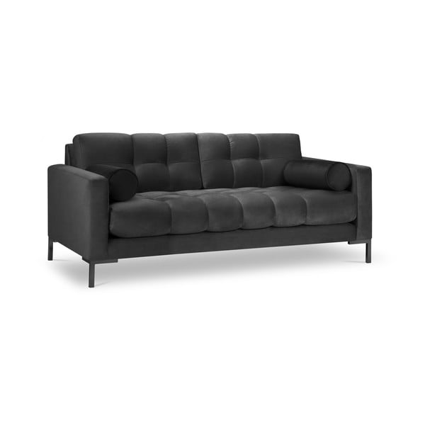 Canapea din catifea Cosmopolitan Design Bali, gri-image-3