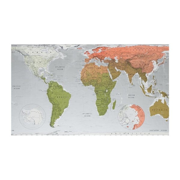 Hartă magnetică a lumii Future Map, 101 x 58 cm