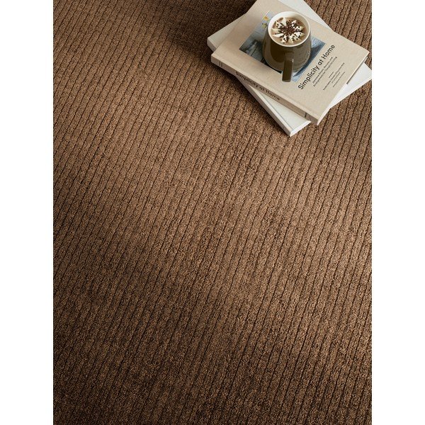 Covor maro închis țesut manual 160x230 cm – Asiatic Carpets-image-1