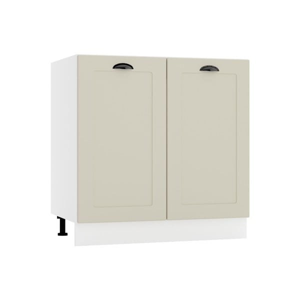 Dulap de bucătărie tip bază sub chiuvetă (lățime 80 cm) Kai – STOLKAR