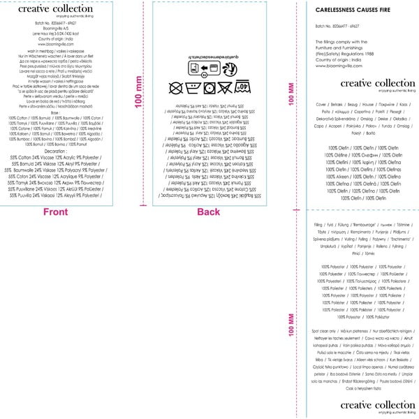 Pernă decorativă din bumbac 50x50 cm Pico – Bloomingville-image-4