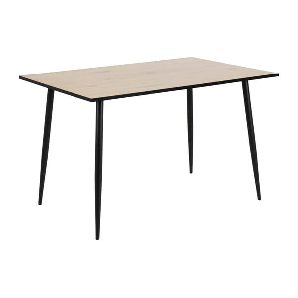 Masă Actona Wilma, 120 x 80 cm, negru - maro-image-2