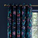 Draperii albastre 2 buc. 168x229 cm Mya Tropical Floral – Catherine Lansfield