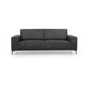Canapea gri antracit cu tapițerie din imitație de piele 224 cm Copenhagen – Scandic