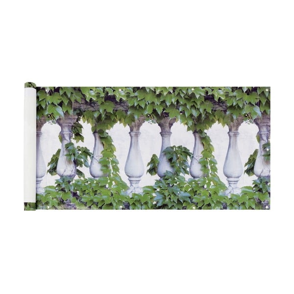 Paravan pentru balcon verde din plastic 500x85 cm – Maximex-image-2