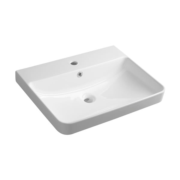 Chiuvetă albă din ceramică 60x48 cm Neron – Sapho