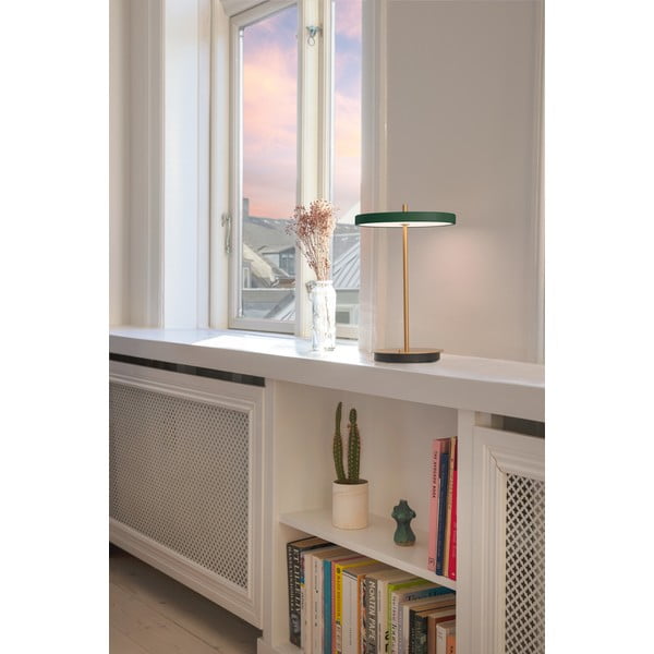 Veioză verde LED cu intensitate reglabilă cu abajur din metal (înălțime 31 cm) Asteria Move – UMAGE-image-3