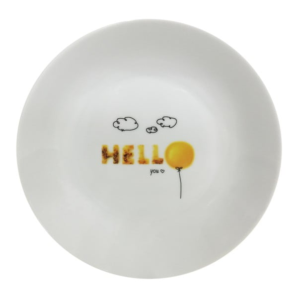 Farfurie din ceramică Le Studio I Love Brunch Hello You, ⌀ 21 cm