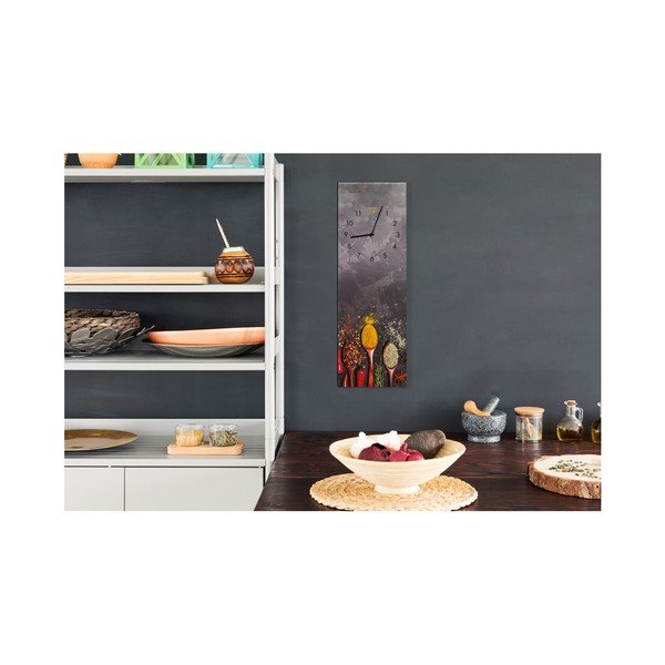 Ceas de perete Styler Glassclock Spoons, 20 x 60 cm-image-1
