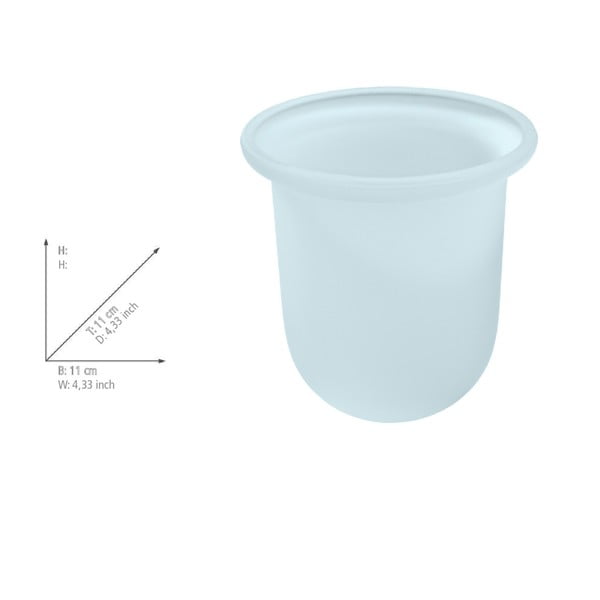 Recipient de sticlă pentru peria de toaletă - Wenko-image-1