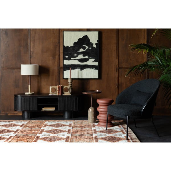 Comodă TV maro închis din lemn de mango 140x45x40 cm Kenji – Dutchbone-image-2