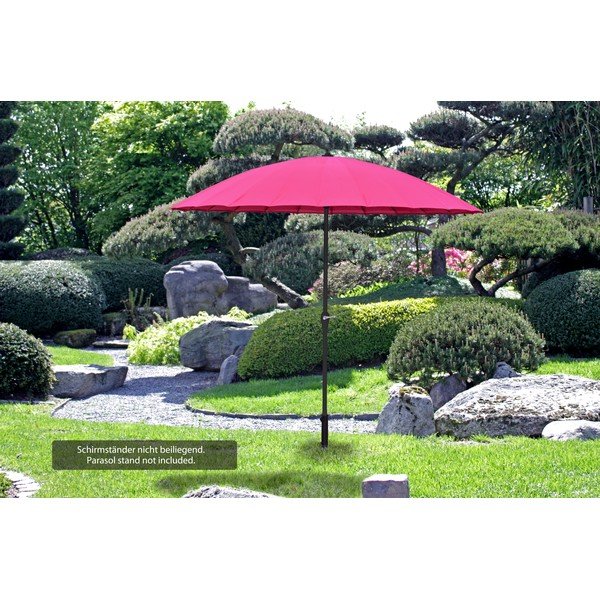 Umbrelă de soare roz ø 255 cm – Garden Pleasure-image-2