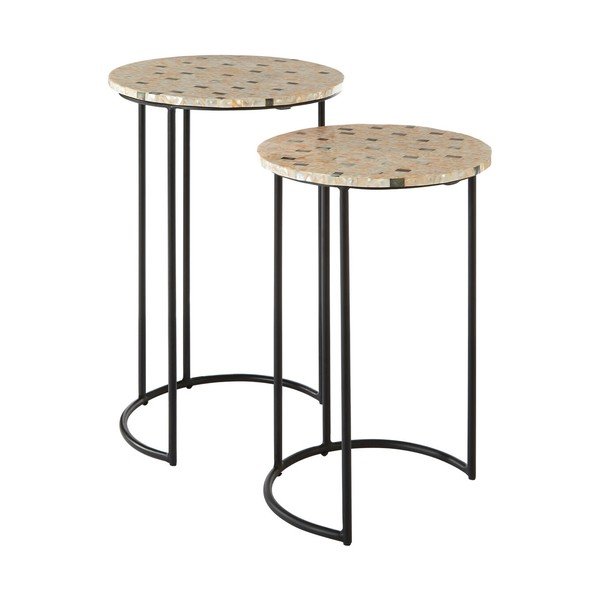 Măsuțe auxiliare 2 buc. rotunde ø 38 cm Halle – Premier Housewares-image-4