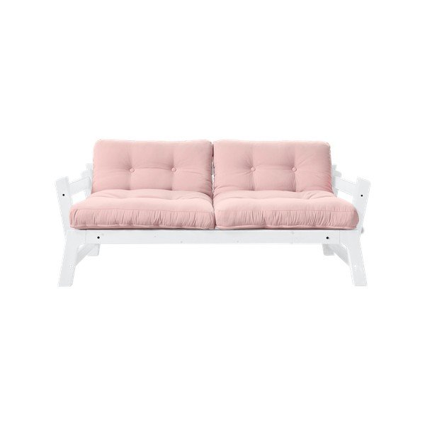 Canapea extensibilă Karup Step White/Pink Peonie-image-4