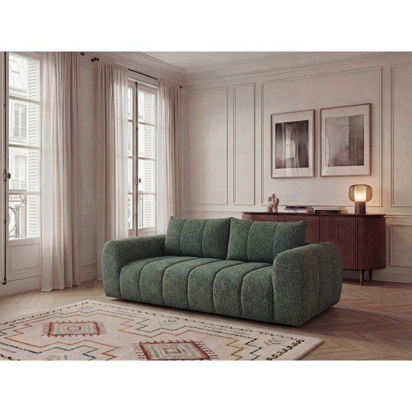 Canapea verde-închis 242 cm Nesty – Bobochic Paris-image-1