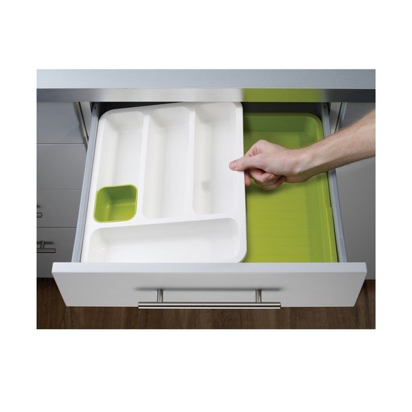 Sertar pentru tacâmuri Joseph Joseph Drawer Store Cutlery, alb/verde-image-3