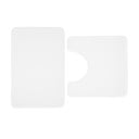 Covorașe de baie albe pentru WC 2 buc. din spumă cu memorie 50x80 cm Anti-Bacterial – Catherine Lansfield