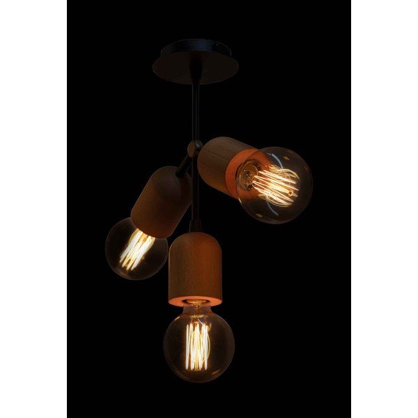 Lustră neagră/în culoare naturală Dna – Squid Lighting-image-2