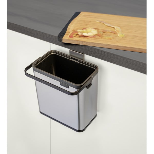 Recipient pentru deșeuri compostabile argintiu mat 3 l Colin – Wenko-image-2