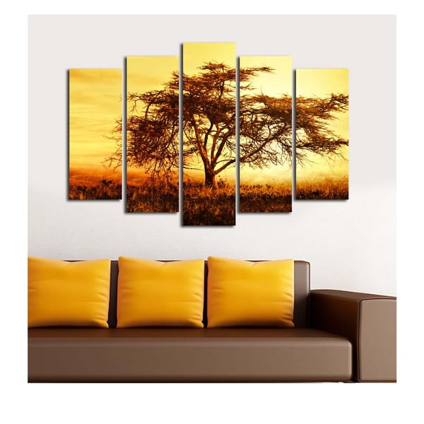 Tablou din mai multe piese Big Tree, 105 x 70 cm-image-1