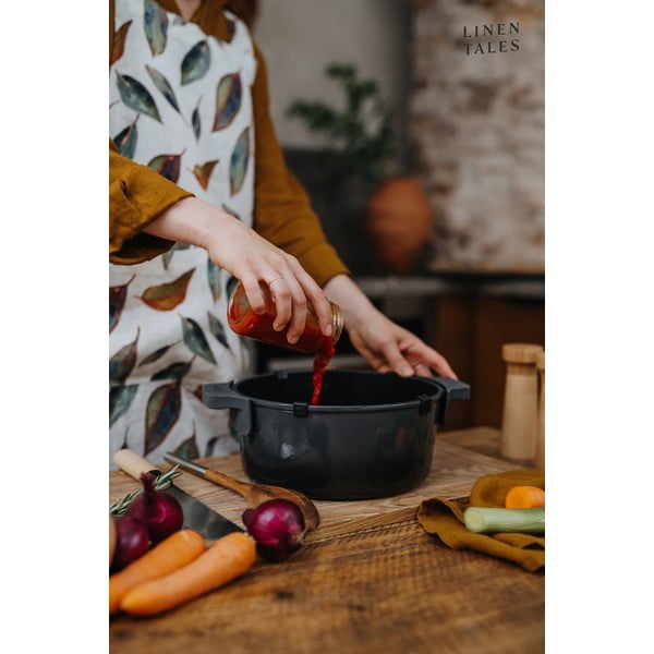 Șorț din in Golden Fall – Linen Tales-image-2