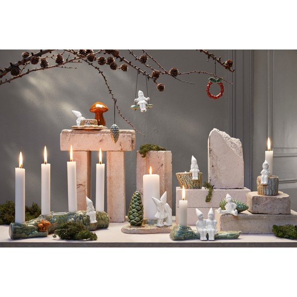 Ornament de Crăciun din porțelan Swinging Girl – Kähler Design-image-4