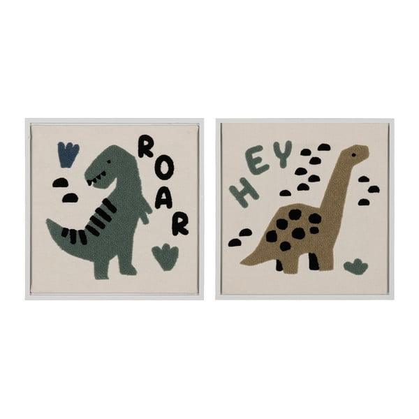 Tablouri pentru copii 2 buc. 30x30 cm Relief – Ixia