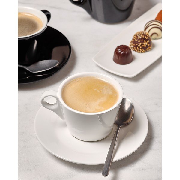 Farfurioară albă din porțelan ø 15,5 cm Barista – BonBistro-image-1