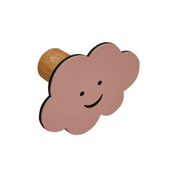 Cârlig roz de montat pe perete din oțel Cloud Dot Nupo – LIND DNA-image-1