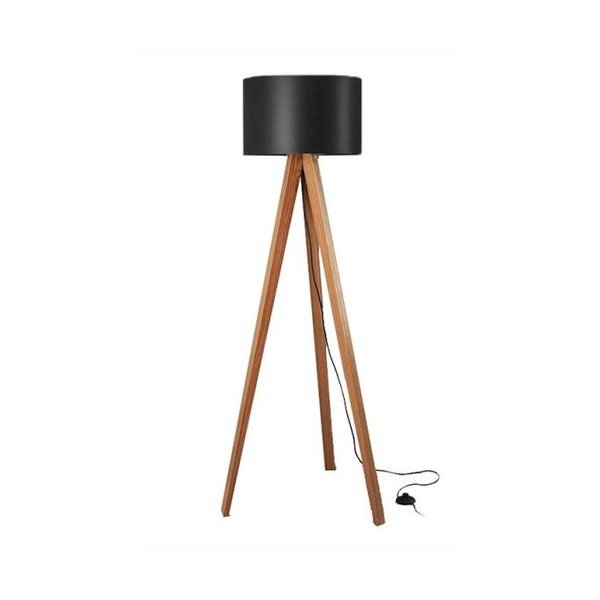 Veioză Tripod Black/Walnut