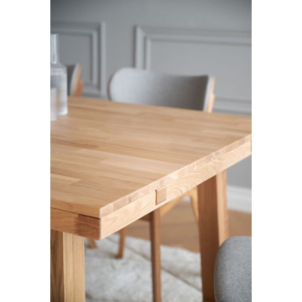 Masă de dining din lemn de stejar lustruit Rowico Brooklyn, 170 x 95 cm-image-2