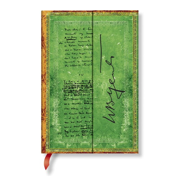 Carnețel cu copertă tare Paperblanks Yeats, 10 x 14 cm